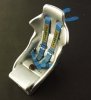 Eduard 24002 Sabelt 4 points Blue Seatbelt  1/24